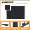 24 Pack, 96 SQFT - 24" x 24" - 1/2" Extra Thick Floor Exercise Mat for Home Gym or Floor Padding - High-Density EVA Interlocking Foam Floor Tiles for Gym Equipment, Play Area | Yoga, Cardio, Weights view 3