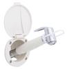 Ambassador Marine Recessed Shower- Warm White Cup & Lid, Hammer-Head Warm White Sprayer, 6' White Rubber Hose - 136-0012-WH-W view 2