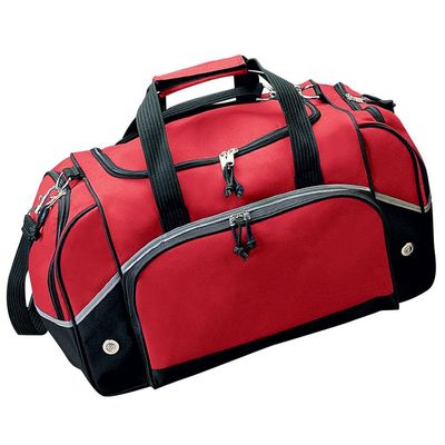 212 Main Style Gym Fitness Sport Duffel Red