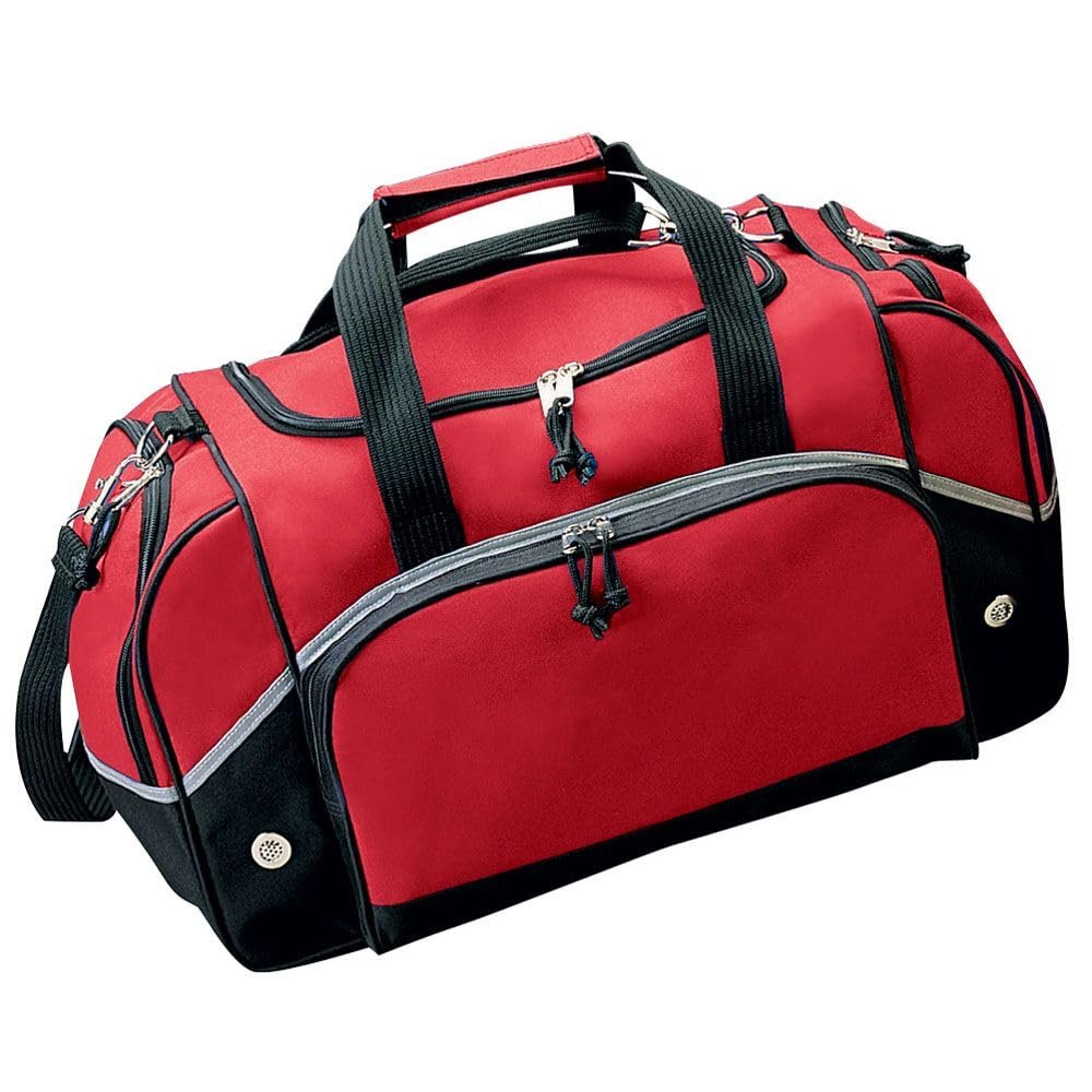 212 Main Style Gym Fitness Sport Duffel Red