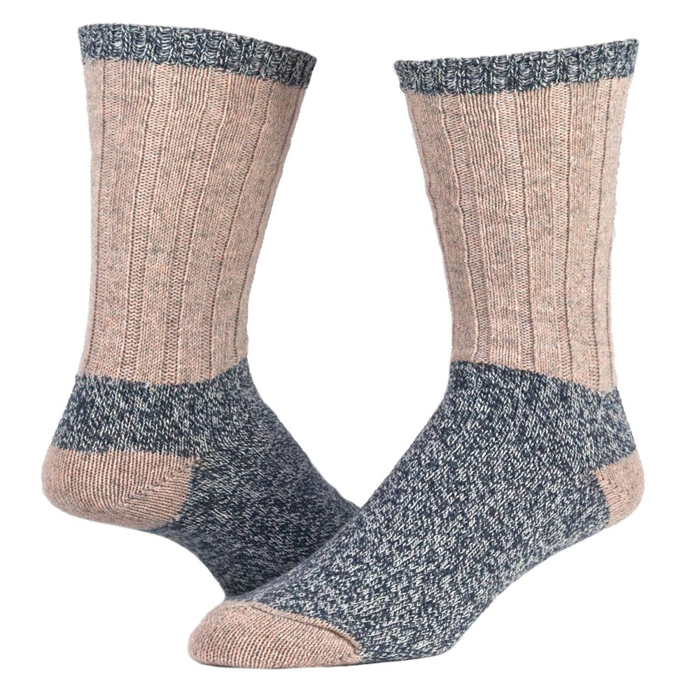 Wigwam Unisex Ragg Twist Crew, Pink, Large