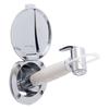 Ambassador Marine Recessed Shower- Chrome Cup & Lid, Hammer-Head Warm White Sprayer, 6' White Rubber Hose - 136-0012-CW-W view 2