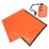 Anneome Emergency Sleeping Bag Portable Pe Aluminum Film Bivy Sack for Camping Whistle Compact Storage Bag view 1