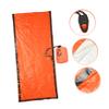 Anneome Emergency Sleeping Bag Portable Pe Aluminum Film Bivy Sack for Camping Whistle Compact Storage Bag view 3