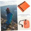 Anneome Emergency Sleeping Bag Portable Pe Aluminum Film Bivy Sack for Camping Whistle Compact Storage Bag view 4