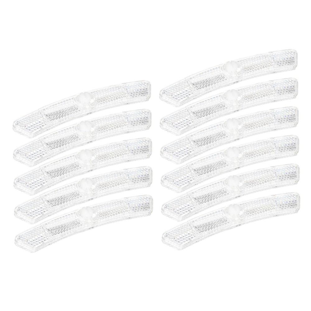 Anneome 10pcs Mountain Bike Reflectors Ultra-Bright Reflective for Safety and Visibility