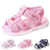 Baby Boy Girl Summer Sandals Infant Squeaky Shoes Lightwight Non-Slip Toddler Flat Bottom Non Slip OpenToe Breathable Soft Infant Sandals (Pink, 9 Toddler) view 3
