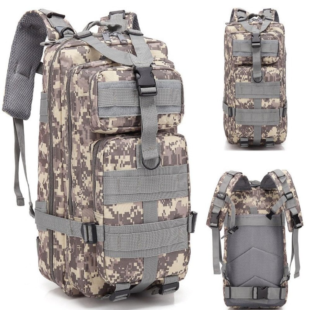 GSBIWZNF Outdoor Hiking Bag Military Fan Backpack Large Capacity Camping Backpack 3P Tactical Backpack
