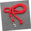 SUPVOX Rope with Trigger Clip Snap Hook for Stable Use Durable Thick Twisted Material Red for Livestock and Equine Activities view 3