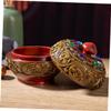 Amosfun Jewelry Organizer Box Decorative Design Trinket Holder for Necklaces Earrings and Items for Dresser Vanity Storage view 3