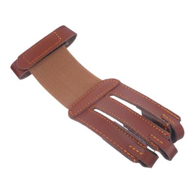 Milisten Finger Guard Recurve Finger Protector Cow Leather Tab Hunting Accessory