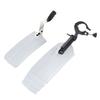 Happyyami 1set Adjustable Road Bike Mud Guard Telescopic Accessories for Front Wheel Easy to Install Design for Cycling Wet Conditions Grey view 1