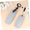 Happyyami 1set Adjustable Road Bike Mud Guard Telescopic Accessories for Front Wheel Easy to Install Design for Cycling Wet Conditions Grey view 3