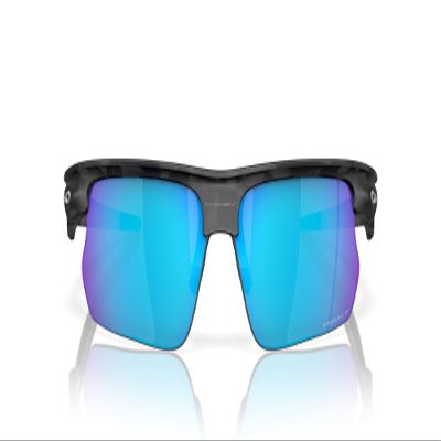 Oakley OO9400 Bisphaera Sunglasses, Matte Grey Camo/Prizm Sapphire Polarized, 68 mm
