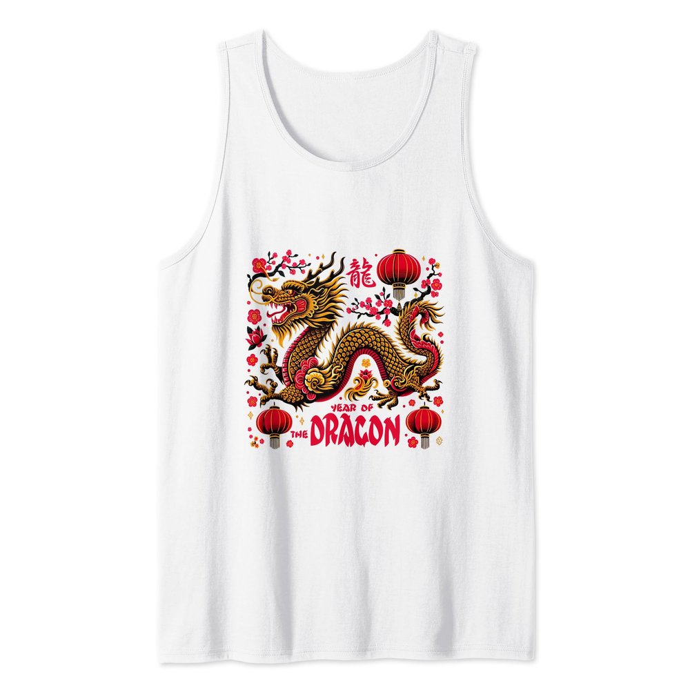Celebrate Lunar New Year Chinese New Year Year of the Dragon Tank Top