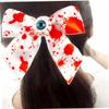 Angoily Halloween Horrible Headdress Bow Hair Scary Eyeball Print Hair Accessories for Boys and Girls and Adults Lightweight Party Supplies to Halloween Atmosphere view 4