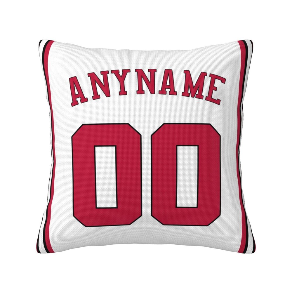 JKMLQD Custom Basketball Pillow Case - Personalized Any Name and Number, Customized Gifts for Basketball Fans, Sports Decorative Pillow Cover with Zipper 16"X16"/18"X18"/20"X20"CB