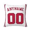 JKMLQD Custom Basketball Pillow Case - Personalized Any Name and Number, Customized Gifts for Basketball Fans, Sports Decorative Pillow Cover with Zipper 16"X16"/18"X18"/20"X20"CB view 1