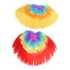 Angoily 2pcs Chicken Comb Hair Wig for Halloween Party Cosplay Headwear Rainbow for Costume Events and Celebrations view 1