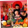 Angoily 2pcs Chicken Comb Hair Wig for Halloween Party Cosplay Headwear Rainbow for Costume Events and Celebrations view 3