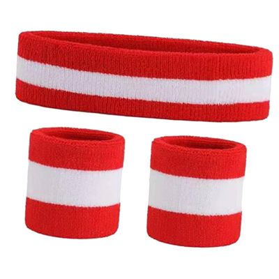 Milisten Sweat Headband and Wristband Kit for Men and Women Moisture-Wicking Athletic Cloth for Running Yoga Football Durable and Lightweight Design