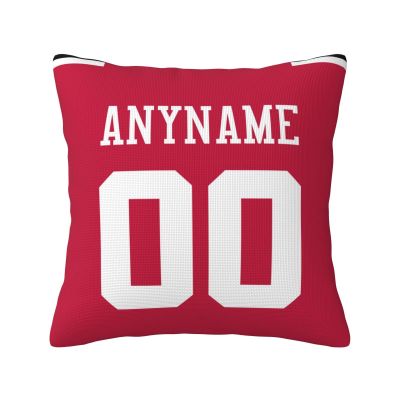 JKMLQD Custom Basketball Pillow Case - Personalized Any Name and Number, Customized Gifts for Basketball Fans, Sports Decorative Pillow Cover with Zipper 16"X16"/18"X18"/20"X20"HR