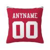 JKMLQD Custom Basketball Pillow Case - Personalized Any Name and Number, Customized Gifts for Basketball Fans, Sports Decorative Pillow Cover with Zipper 16"X16"/18"X18"/20"X20"HR view 1