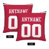 JKMLQD Custom Basketball Pillow Case - Personalized Any Name and Number, Customized Gifts for Basketball Fans, Sports Decorative Pillow Cover with Zipper 16"X16"/18"X18"/20"X20"HR view 2