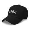 40th Birthday Gift, 1984 Embroidered Baseball Cap, 40th Birthday Cap, Born in 1984 Birthday Hat, Gift for Dad, Gift for Mom Black view 3