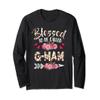 Blessed To Be Called G Mam Flower Mother's Day Long Sleeve T-Shirt view 1
