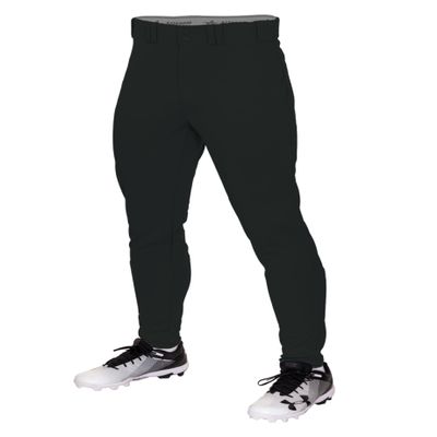 Alleson Athletic Adult Crush Tapered Pant (Style 657CTP), Black, L