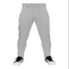 Alleson Athletic Boys' Crush Tapered Baseball Pant, Grey, X-Small view 1