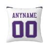 JKMLQD Custom Basketball Pillow Case - Personalized Any Name and Number, Customized Gifts for Basketball Fans, Sports Decorative Pillow Cover with Zipper 16"X16"/18"X18"/20"X20"SK view 1