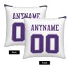 JKMLQD Custom Basketball Pillow Case - Personalized Any Name and Number, Customized Gifts for Basketball Fans, Sports Decorative Pillow Cover with Zipper 16"X16"/18"X18"/20"X20"SK view 2