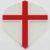 US Darts 3 Sets (9 Flights) Ruthless 100 Micron Clear England, Saint George Standard Dart Flights view 1