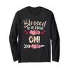 Blessed To Be Called Omi Flower Mother's Day Long Sleeve T-Shirt view 1
