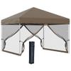 10' x 10' Pop Up Canopy Tent (Khaki) view 4
