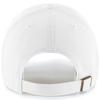 47 Brand MLB White White Primary Logo Clean Up Adjustable Baseball Cap Hat, Adult One Size Fits All - Washington Nationals White view 2