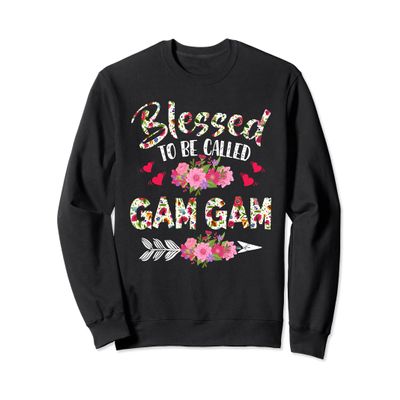 Blessed To Be Called Gam Gam Flower Mother's Day Sweatshirt