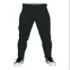 Alleson Athletic Boys' Crush Tapered Baseball Pant, Black, Small view 1
