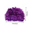 BCOATH Floral Petal Swim Cap for Long Hair Women's Fashion Swim Hat Comfortable Bathing Cap Size l view 2