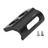 Front Derailleur Hanger Hook with Mounting Screws, Aluminum Alloy Derailleur Mount Adapter Sturdy Stable Frame Gear Hook for Road Bikes (Black) view 1