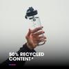 HydraPak Recon Clip & Carry - Wide Mouth Recycled Plastic Water Bottle (24oz or 32oz) - Eco Friendly, BPA Free, Tethered Cap view 3
