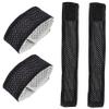 MERRYHAPY 4pcs Adjustable Cuff Straps Anti-Slip Elastic Sleeve Bands for Sports Apparel Wear-Resistant Self-Adhesive Straps for Securing Long Sleeves Reusable and Stylish Design view 1