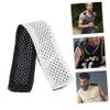 MERRYHAPY 4pcs Adjustable Cuff Straps Anti-Slip Elastic Sleeve Bands for Sports Apparel Wear-Resistant Self-Adhesive Straps for Securing Long Sleeves Reusable and Stylish Design view 2