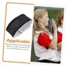 MERRYHAPY 4pcs Adjustable Cuff Straps Anti-Slip Elastic Sleeve Bands for Sports Apparel Wear-Resistant Self-Adhesive Straps for Securing Long Sleeves Reusable and Stylish Design view 3