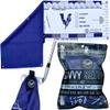 2 in 1 - Golf Training Aid & Magnetic Towel - Savvy Setup: Perfect For Golfers Looking To Improve Accuracy & Consistency Without An Instructor, Setup Perfectly & Swing With Confidence (Blue) view 1