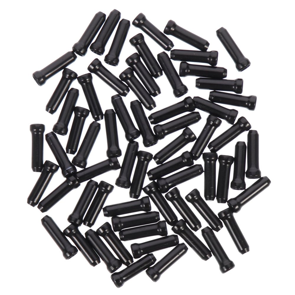 Anneome 50pcs Bike Cable End Caps Brake and Shift Wire Tips Easy Installation for Mountain and Road Bicycles Prevents Splitting and Damage