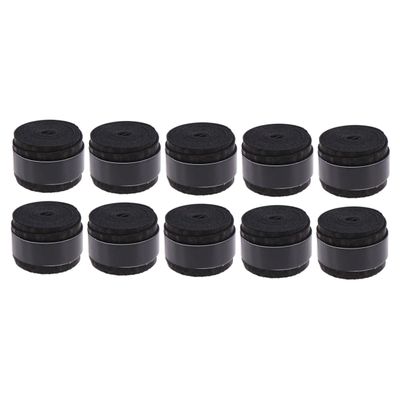 BCOATH 10pcs Black Sweat Overgrip Racket Grip Band for Tennis Squash Badminton