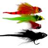 river canyon Dragon Tails Fly Tying Material - 10pcs/Pack- Add tons of Action to Your Fly or Bait - 3 1/2" (Orange and Chartreuse) view 4